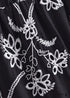 Boho Skirts in Mariana in Lace White, Purple and Black For Women